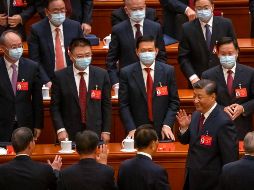 Se espera que hoy en la conferencia del Partido Comunista Xi Jinping reciba un tercer mandato de cinco años. AP/M. Schiefelbein