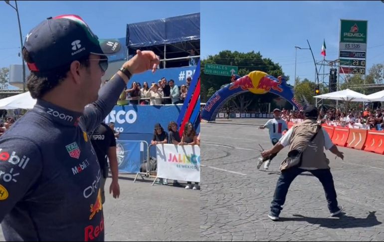 Sergio Pérez cumplió el sueño de un niño tapatío. ESPECIAL