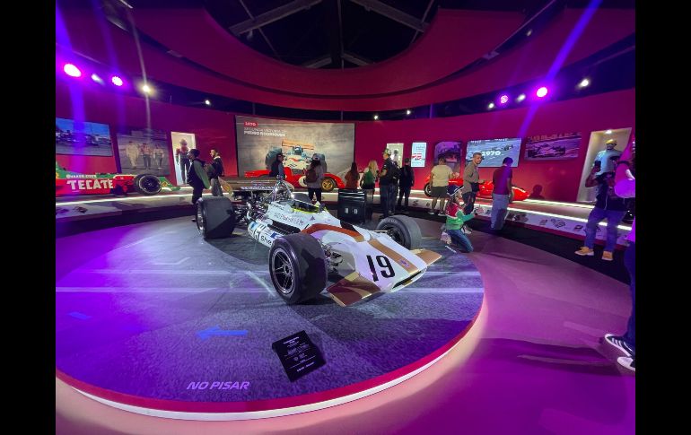 El Yardley BRM P153, de Pedro Rodríguez, fue el automóvil con el que ganó en Gran Premio de Bélgica de 1970. EL INFORMADOR / P. Gallardo