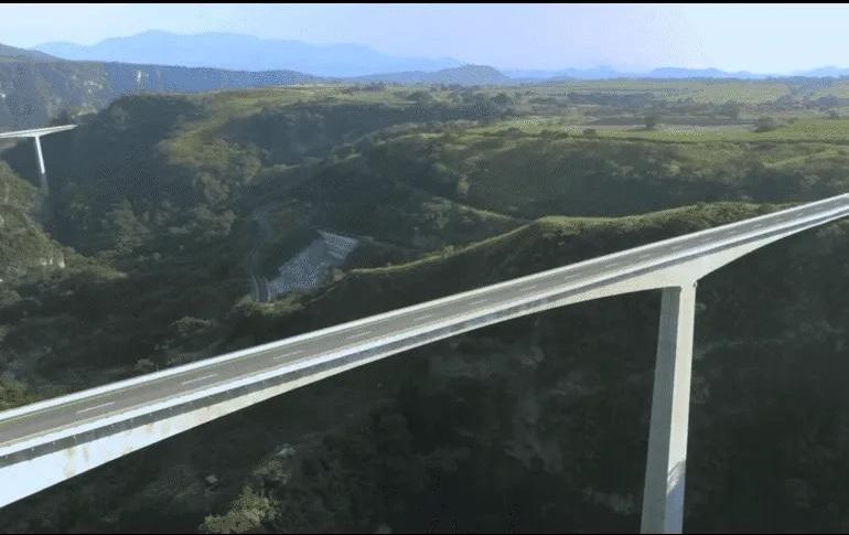 La recién inaugura infraestructura reducirá a una hora y media el traslado entre ambos estados. YOUTUBE / Gobierno de México