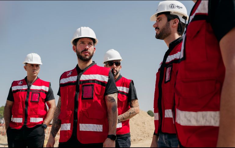 Benjamín Mora visitó las instalaciones de la Academia AGA, que será la nueva casa de los Zorros. ESPECIAL