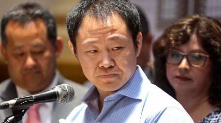 Kenji, hermano menor de la candidata presidencial Keiko Fujimori, es el benjamín de la familia que ha dominado la vida política peruana más de tres décadas. AP/ARCHIVO