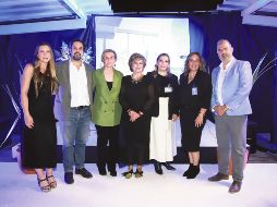 Diana Zohn, Fernando González de la Peña, Gracia Cevallos, Cristina Ojeda, Verónica Jiménez, Judith Águila y Juan Carlos González. GENTE BIEN JALISCO/Tony Martínez