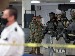 Fueron liberados los mostradores de Interjet por lo que ahora, de acuerdo con imágenes difundidas en redes sociales, se encuentran resguardados los espacios. SUN/ARCHIVO