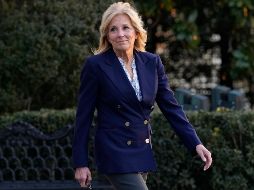 Jill y su esposo, el presidente Joe Biden, pasaron el día en el Centro Médico Militar Nacional Walter Reed, en Bethesda, Maryland. AP/S. Walsh