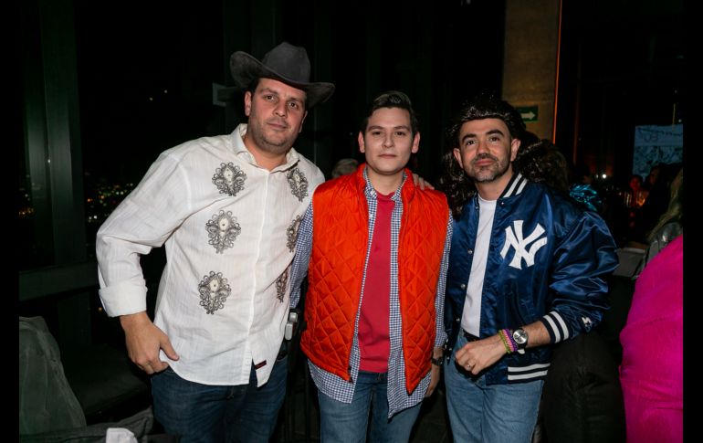 Gonzalo Rodríguez, Itsuo Martín del Campo y Daniel Martínez. GENTE BIEN JALISCO/Jorge Soltero