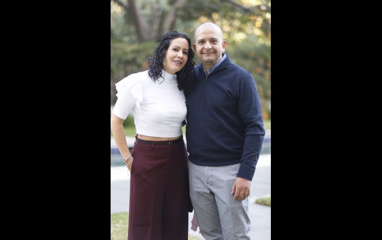 Cynthia Martínez y Eliseo Mora. GENTE BIEN JALISCO/Claudio Jimeno