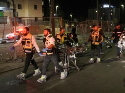 Un amplio dispositivo policial se desplegó en la escena del atentado. AP/M. Illean