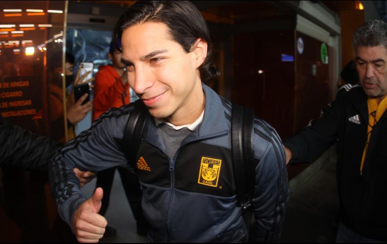 Diego Lainez se dijo contento por volver a México. IMAGO/Jorge Mendoza