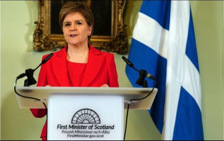 Nicola Sturgeon, primera ministra de Escocia. AP