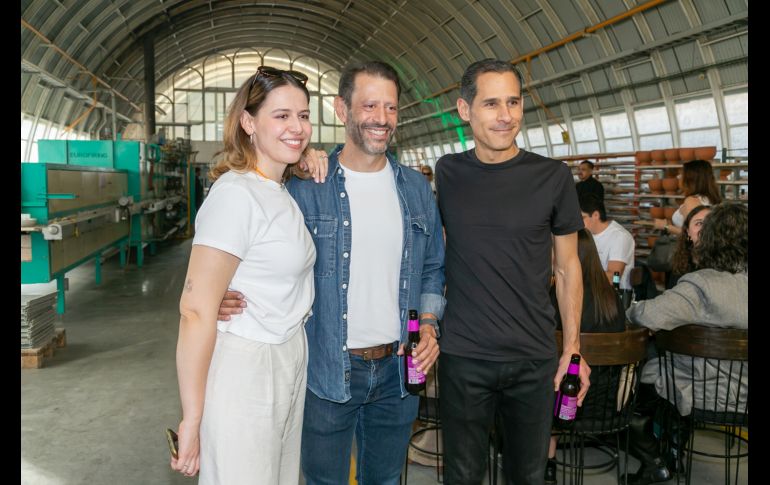 Julieta Beltrán, Armando Beltrán y Simón Zarur. GENTE BIEN JALISCO/Jorge Soltero