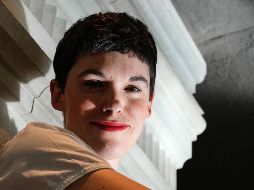 La escritora Kim Sherwood, la primera mujer en escribir una nueva trilogía de las aventuras del agente secreto británico. EFE/A. García