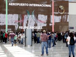 El aeropuerto Felipe Ángeles fue desplazado por la terminal de Guanajuato. SUN/Archivo