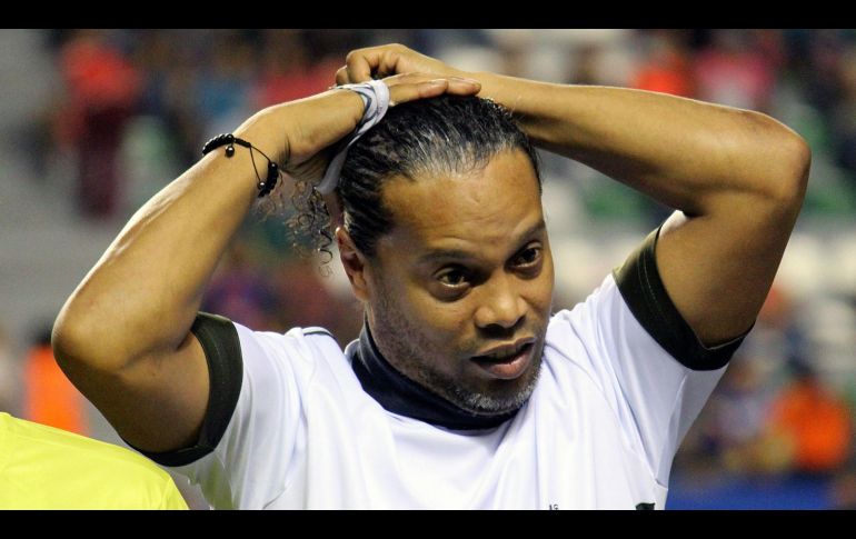 Ronaldinho militó con el Querétaro en el año 2014 y 2015. IMAGO7/Archivo