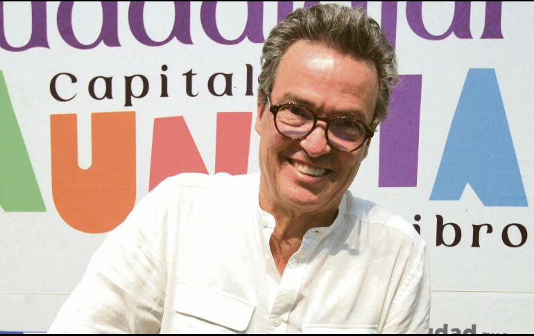 El periodista presenta su cuarta novela. EL INFORMADOR/ A. Camacho