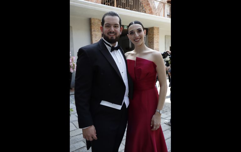 Diego Martínez y Mayra Salinas. GENTE BIEN JALISCO/Claudio Jimeno.