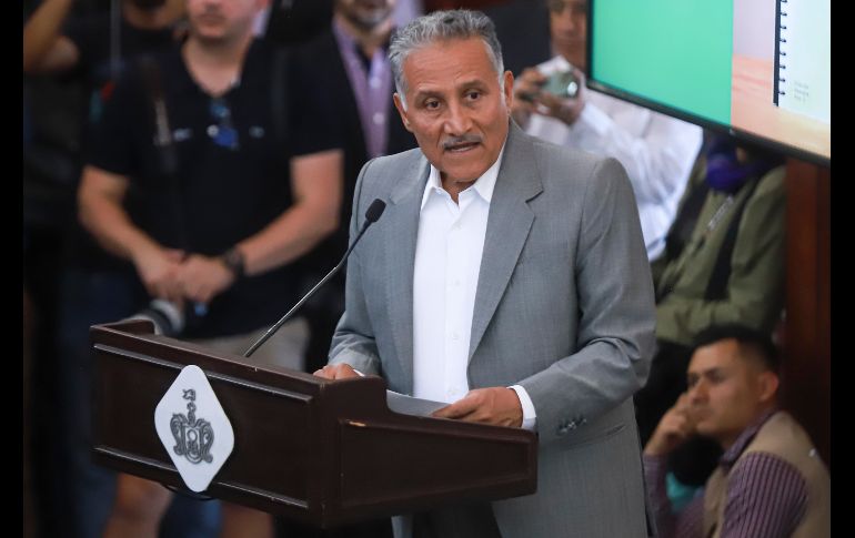 En su discurso el mandatario destacó el papel que Zamora Jiménez ha desempeñado en la política de Jalisco y del País, ocupando diversos cargos en la función pública. EL INFORMADOR / C. Zepeda