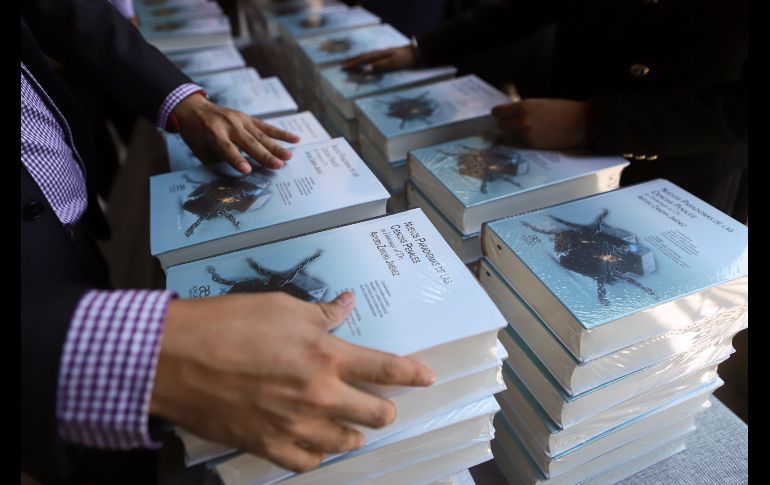 En su discurso el mandatario destacó el papel que Zamora Jiménez ha desempeñado en la política de Jalisco y del País, ocupando diversos cargos en la función pública. EL INFORMADOR / C. Zepeda