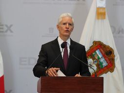 El Presidente de México al final de la defensa del gobernador Del Mazo y del triunfo de Delfina Gómez, pidió poner la canción 