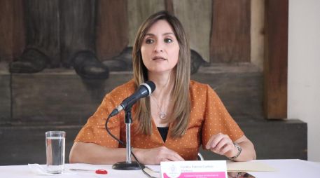 Cynthia Cantero Pacheco, Contralora Ciudadana, detalló que se hizo una investigación contra tres servidores públicos. ESPECIAL