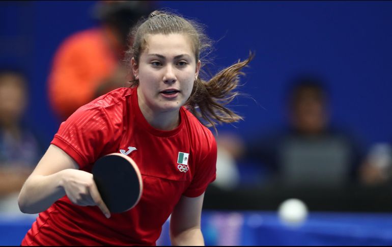 Arantxa Cossio (foto), Clío Bárcenas y Yadira Silva subieron al podio. EFE/J. Jácome