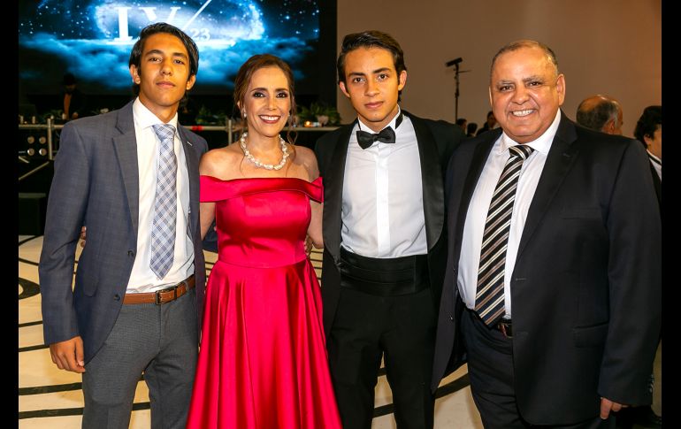 Santiago Rivera, Alicia Rivera, Carlos Rivera y Juan Carlos Rivera. GENTE BIEN JALISCO/ Jorge Soltero