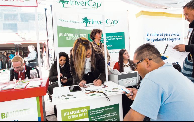 Hay diferentes instituciones financieras que ofrecen la administración de las pensiones. EL INFORMADOR/ Archivo