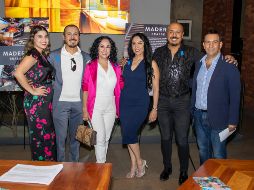 Erika Solis, Ricardo Pinedo, Ana Rosa Pinedo, Arisai Pinedo, Francisco Pinedo y Pedro Antonio Flores. GENTE BIEN JALISCO/ Christian Pérez