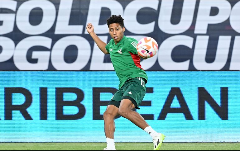 Ozziel Herrera en sus primeros entrenamierntos con Tigres./ IMAGO