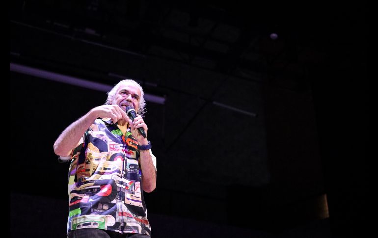 César hizo un recorrido por la historia de la música africana y cómo ésta sigue influenciando a los músicos de ayer y hoy. EL INFORMADOR / H. Figueroa