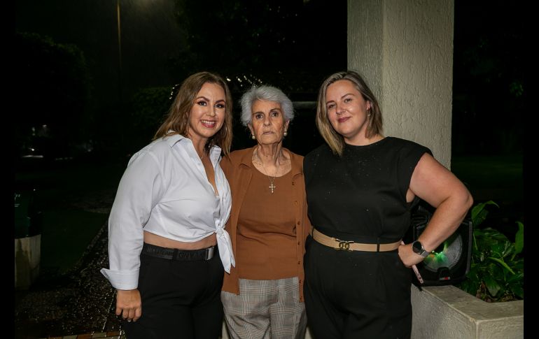 Cristy González, Jandy Gómez y Ana María Rubio. GENTE BIEN JALISCO/ Jorge Soltero