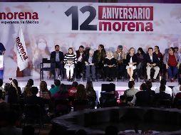 Durante el festejo del 12 aniversario de la fundación de Morena, Paco Ignacio Taibo II pidió sacudir Morena. SUN / B. Fregoso