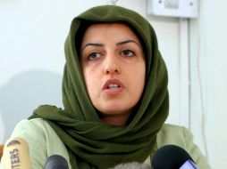 Mohammadi, de 51 años, ha mantenido su activismo a pesar de sus numerosas detenciones en Irán y de haber pasado años encarcelada. EFE/A. Taherkenareh