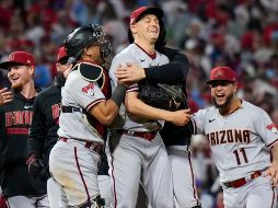 Paul Sewald, ex cerrador de los Naranjeros de Hermosillo, buscará coronarse en la Serie Mundial. AP/ M. Slocum.