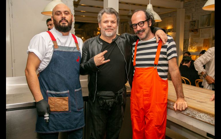 Iván Ibarra, Poncho Cadena y Javier Rodríguez. GENTE BIEN JALISCO/ Jorge Soltero