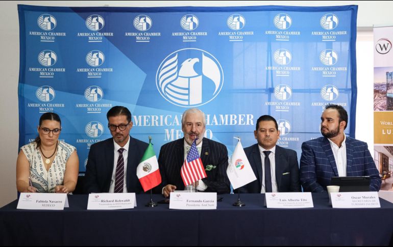 El día de hoy se reafirmo la importancia de la inversión que ha venido del país vecino en el estado de Jalisco. El Informador / Héctor Figueroa