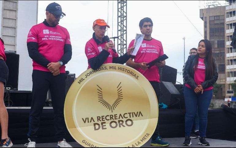 La Vía RecreActiva celebrara las mil jornadas en 19 años de actividades. ESPECIAL.