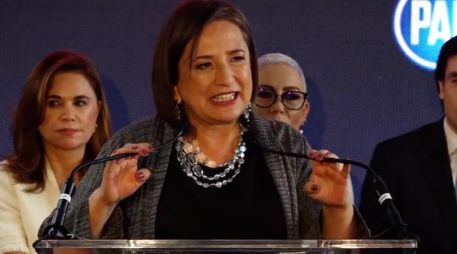 Este martes, la precandidata presentó a su equipo de 22 colaboradores que participarán en su precampaña. SUN / CORTESÍA