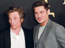 Jeremy Allen White y Zac Efron asisten al estreno en Los Ángeles de “The Iron Claw”. AFP