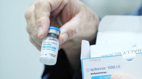 Son 10 mil dosis de Spikevax fabricadas por Moderna. TWITTER/saludjalisco