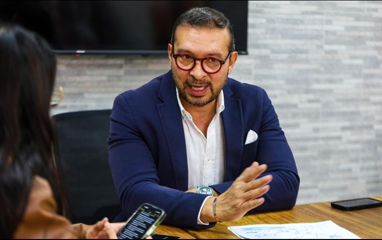 Albino Galván, director general de Comude Guadalajara, indicó que el Medio Maratón de Guadalajara es el evento más importante deportivamente hablando. EL INFORMADOR/ A. NAVARRO.