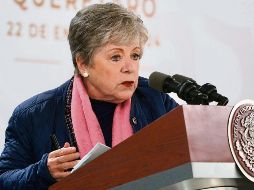 ALICIA BÁRCENA, canciller de México. El Gobierno de México ya respondió a la petición de Ecuador para detener a Jorge Glas. EFE / ARCHIVO