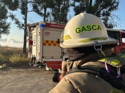 La fuga de combustible detectada esta mañana en el municipio de Tonalá fue contenida, aunque seguían labores de autoridades. ESPECIAL / Protección Civil Jalisco