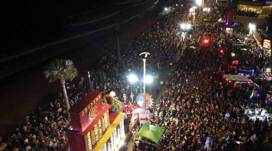 El Carnaval de Mazatlán 2024 obtuvo más de 600 mil visitantes, rompiendo el récord de ediciones anteriores. ESPECIAL / Carnaval de Mazatlán