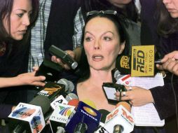 Sasha Montenegro padecía un cáncer de pulmón que habría provocado el accidente cerebrovascular. NOTIMEX/Archivo