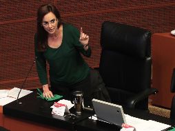 La senadora cargó contra el Presidente y diversas figuras de Morena. SUN/ARCHIVO