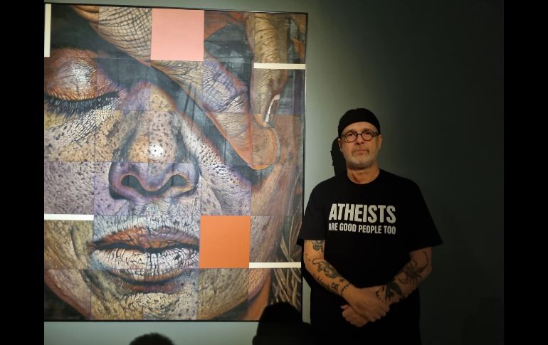 En estos cuadros de gran formato, la piel, sus rasgos, sus expresiones y características, son las protagonistas. EL INFORMADOR/K. ESPARZA