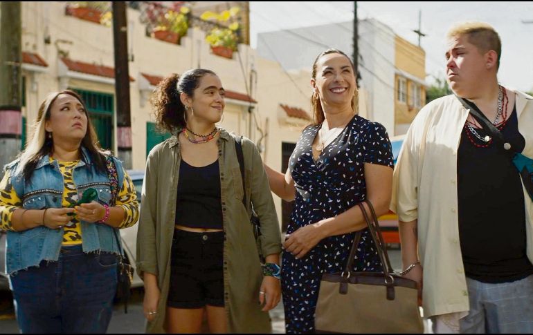 (De izquierda a derecha) Michelle Rodríguez, Patricia Maqueo, Consuelo Duval  y Paco Rueda. CORTESÍA