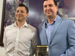 Luis Donaldo Colosio Riojas presentó el libro “Las Cartas de Colosio”, de Rafael Medina Martínez. SUN/A. Escobar