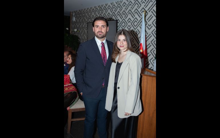 Juan Pedro Morales y Ale Casas. GENTE BIEN JALISCO/ Servando Gómez